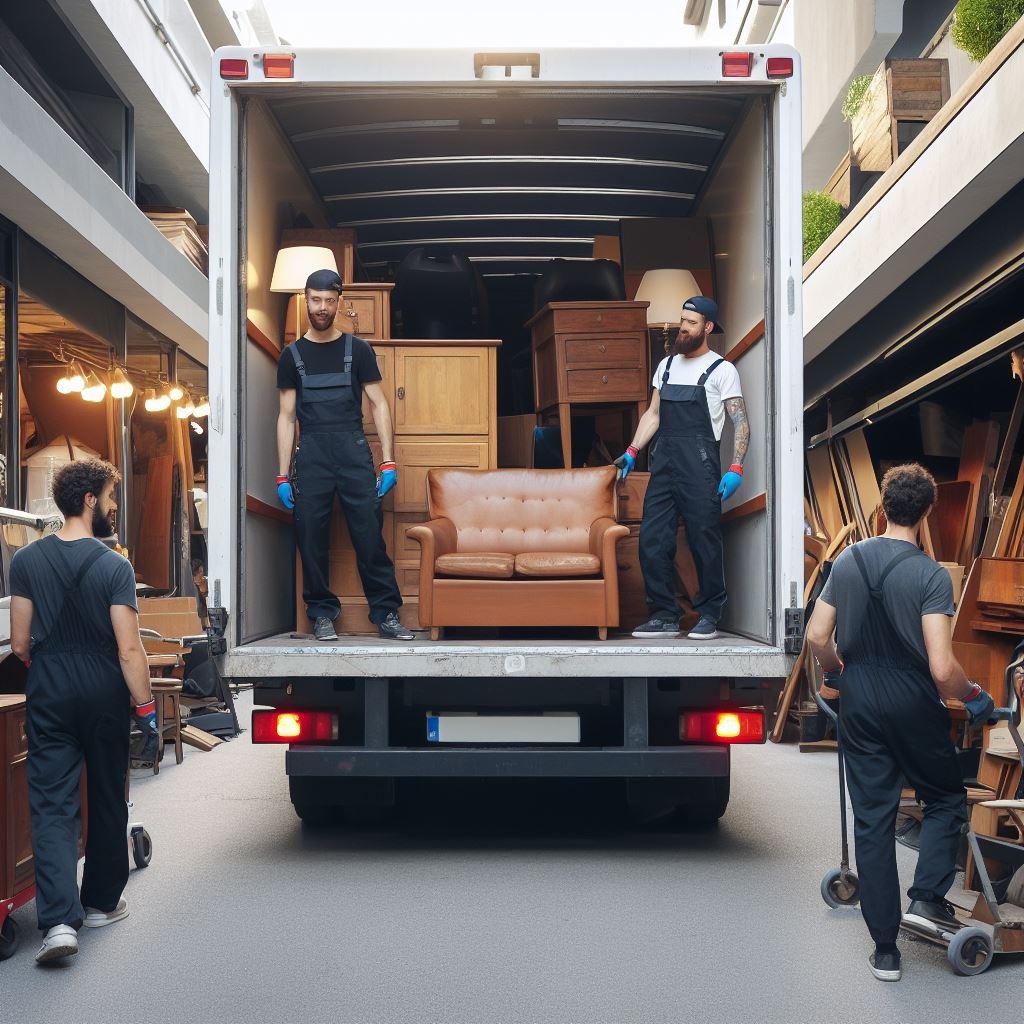 Labor de vaciado de locales comerciales en Sallent