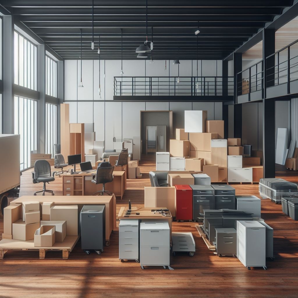 Preparativos para remodelaciones de oficina en Navàs