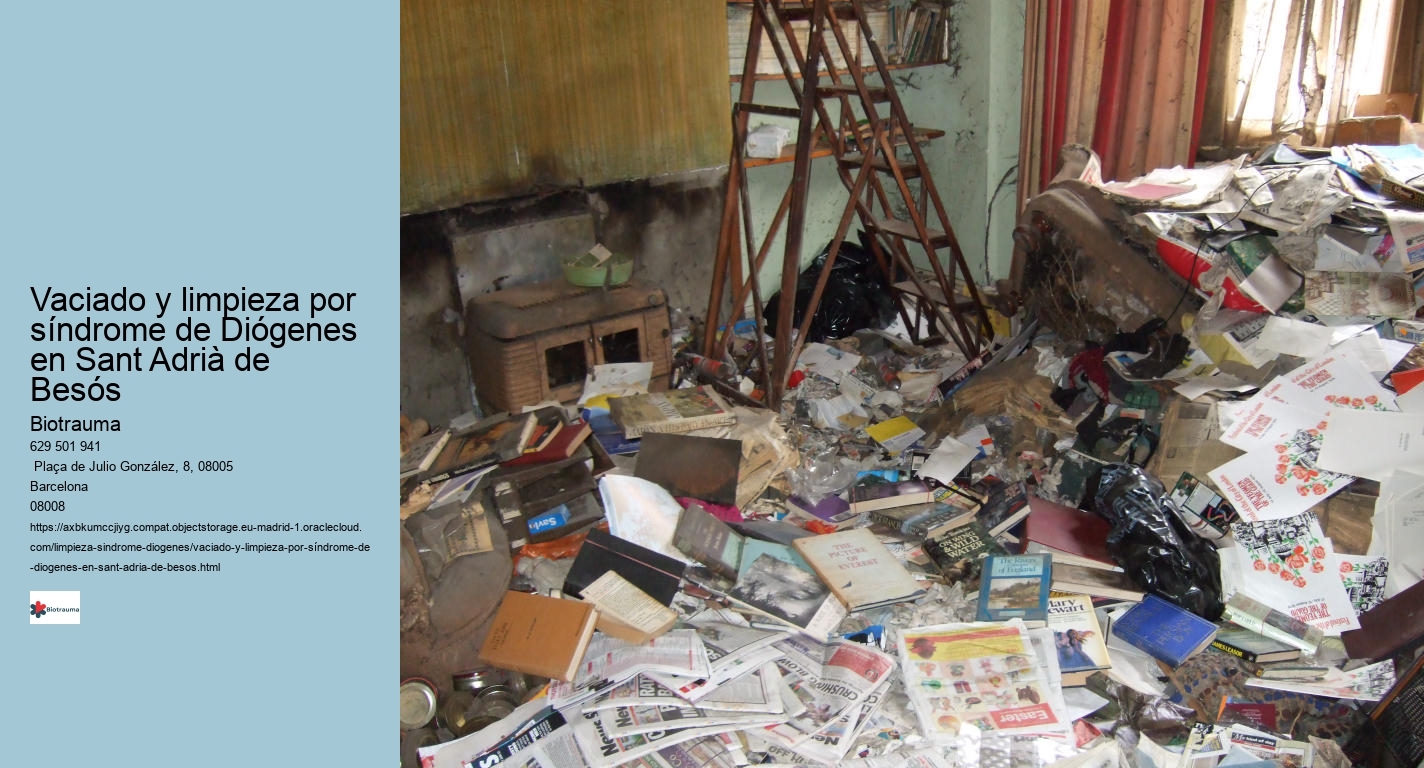 Vaciado y limpieza por síndrome de Diógenes en Sant Adrià de Besós