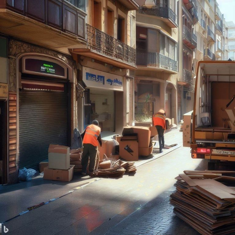 Vaciado de locales comerciales en Valdemanco