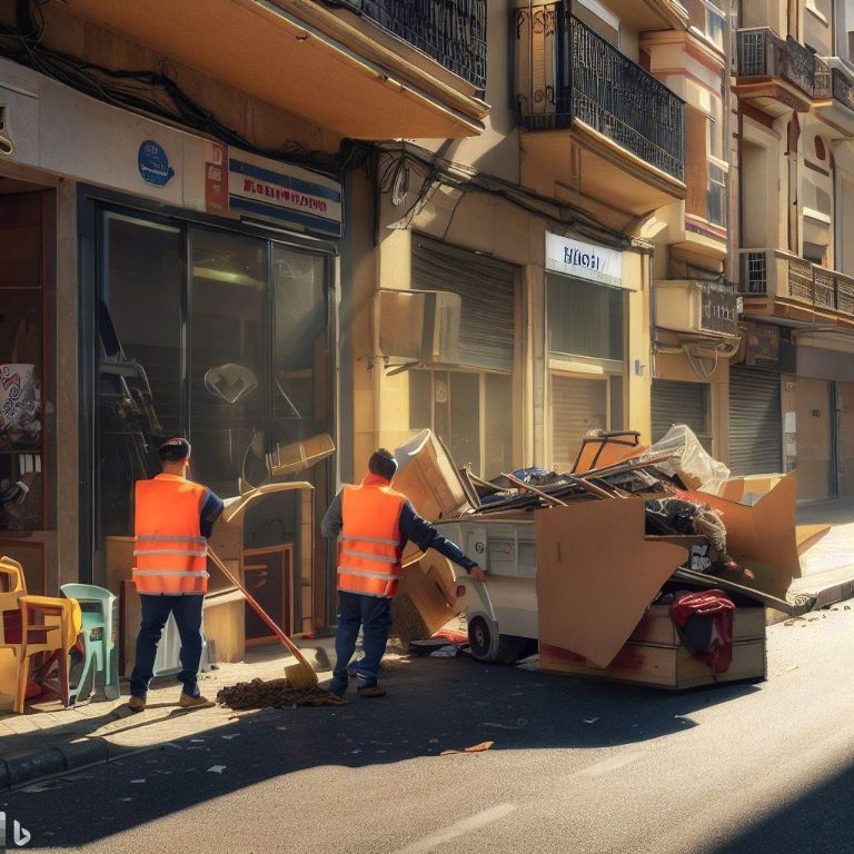 Vaciado de locales comerciales en Pradena del Rincon