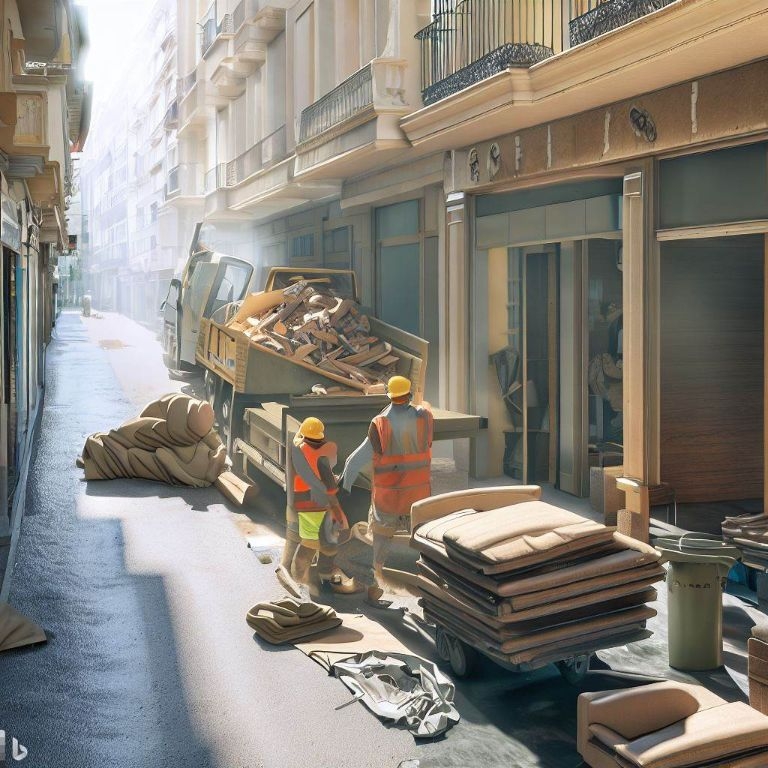 Vaciado de locales comerciales en Aranjuez