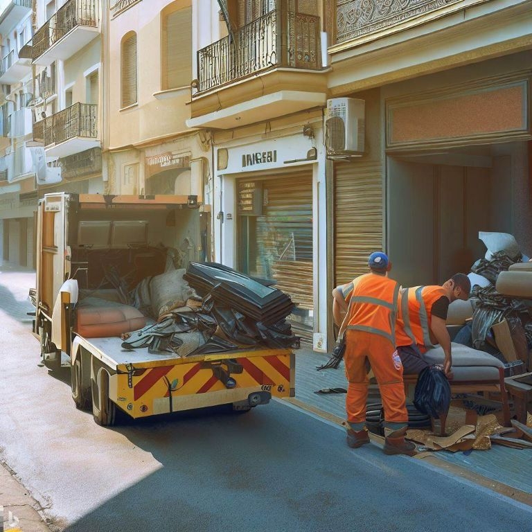 Vaciado de locales comerciales en El Boalo