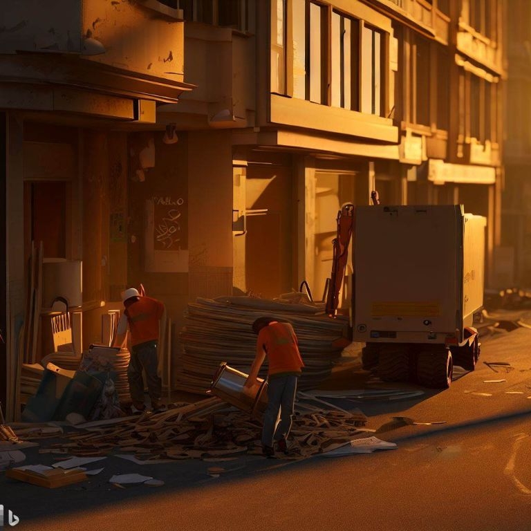 Vaciado de locales comerciales en Moraleja de Enmedio