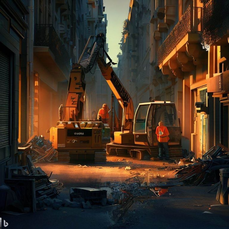 Vaciado de locales comerciales en Navas del Rey